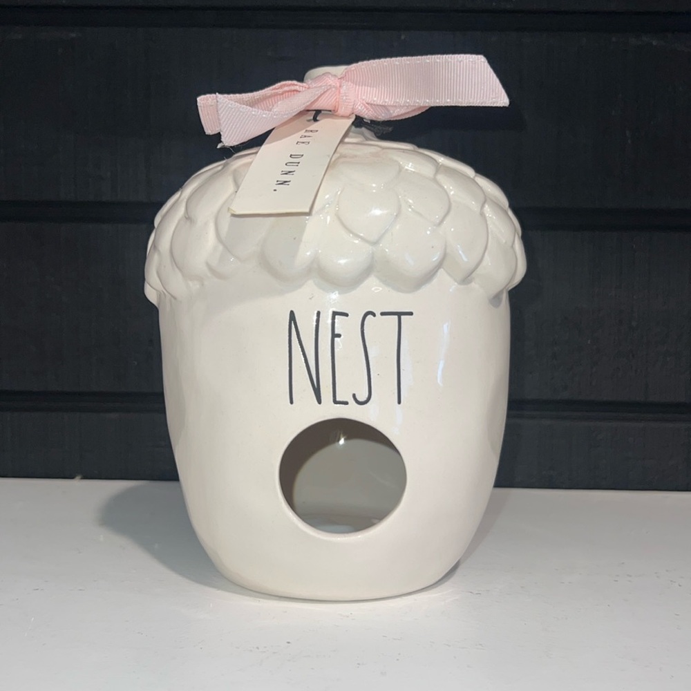 Rae Dunn Accorn Nest Birdhouse